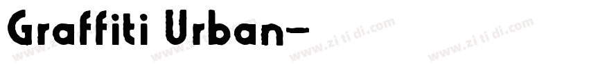Graffiti Urban字体转换